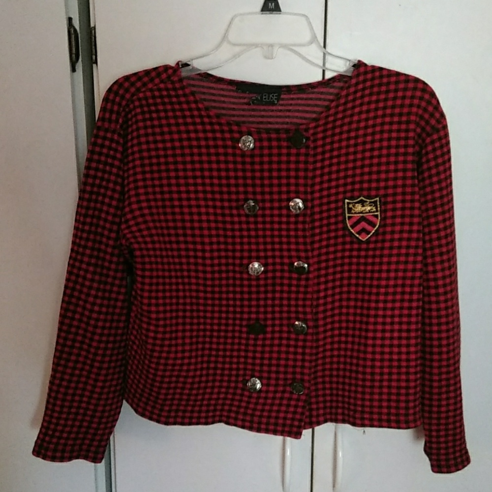 Tartan blazer